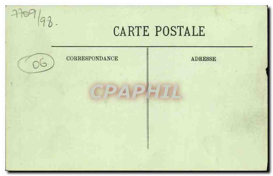 CPA Nice La Promenade et l'Hotel des Anglais  — Rückseite