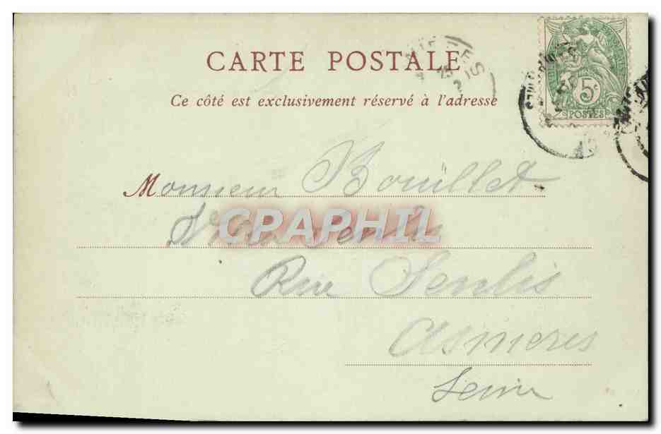 CPA Nice La Promenade du Midi  — Rückseite