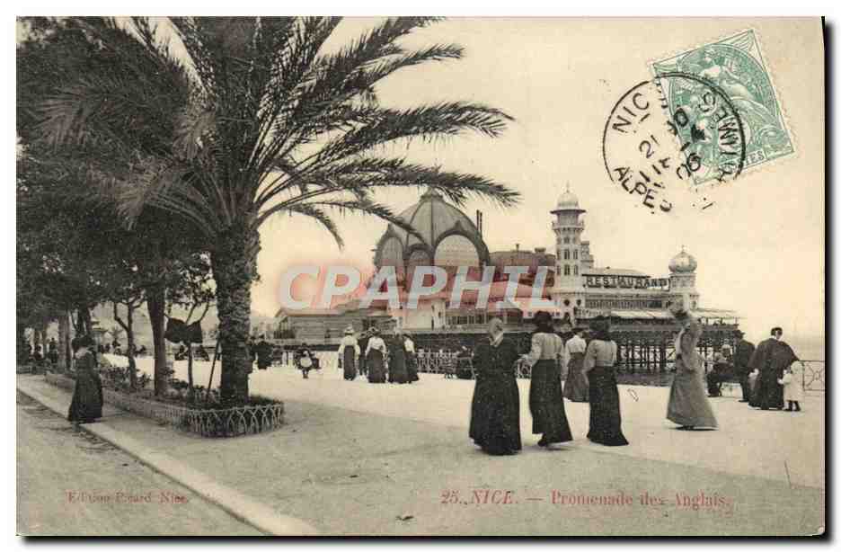 CPA Nice Promenade des Anglais 