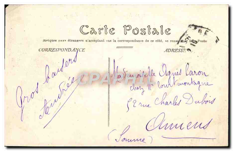 CPA Nice Avenue Felix Faure  — Rückseite