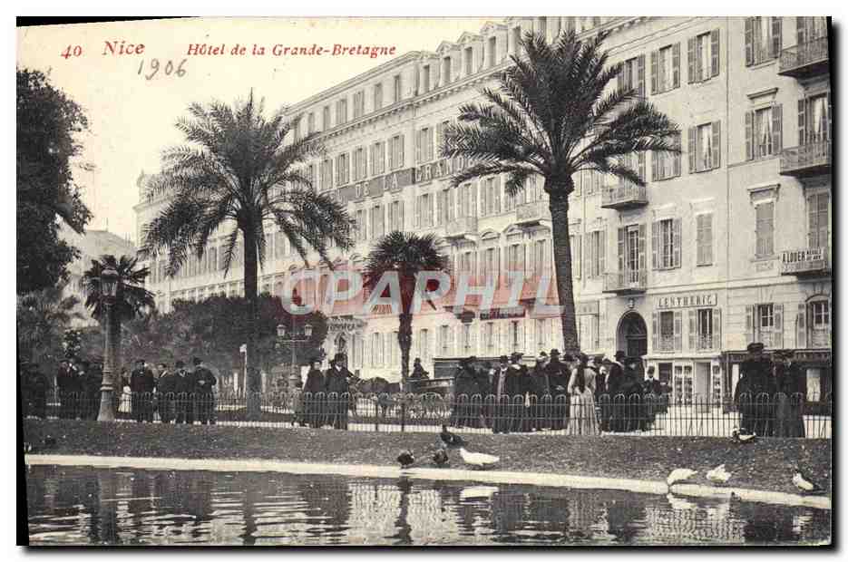 CPA Nice Hotel de la Grande Bretagne