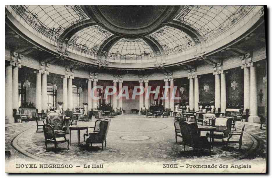 CPA Nice Promenade des Anglais Hotel Negresco Le hall