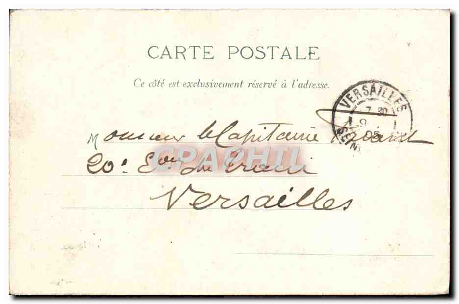 CPA Nice Square Massena  — Verso