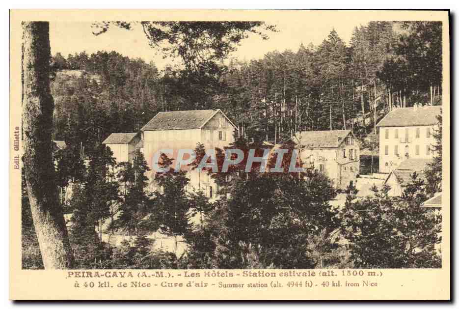 CPA Peira Cava Les Hotels Station estivale 