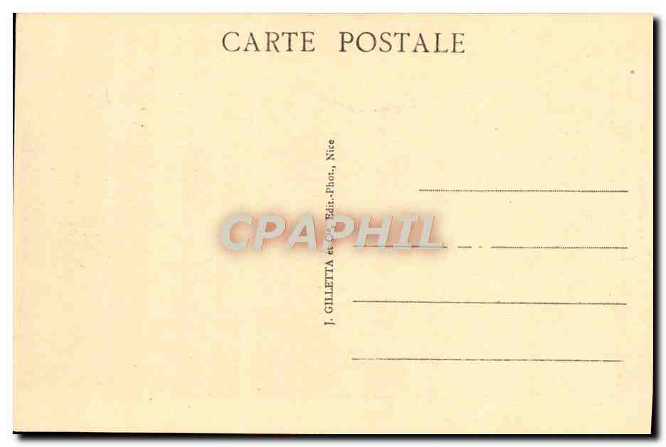 CPA Peira Cava Les Hotels Station estivale  — Rückseite