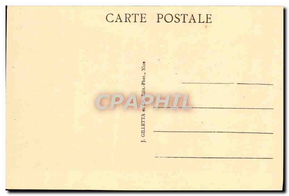 CPA Peira Cava Vue generale Station estivale Cure d'air  — Rückseite