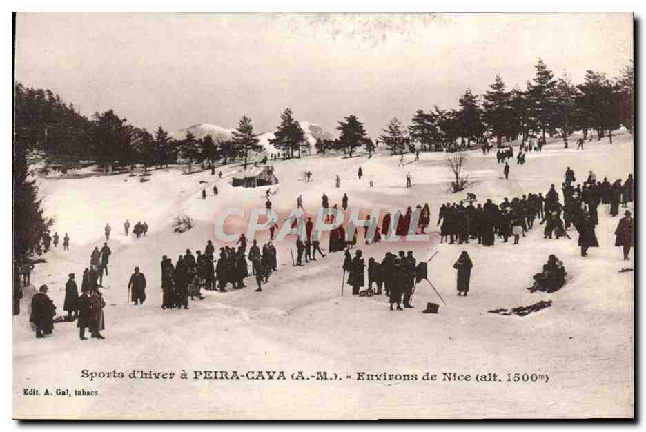 CPA Sports d'Hiver a Peira Cava Environs de Nice Ski sports d'hiver