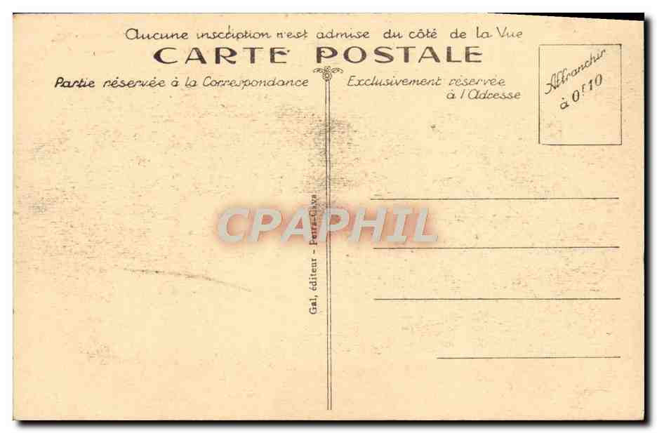 CPA Peira Cava Sports d'Hiver  — Rückseite