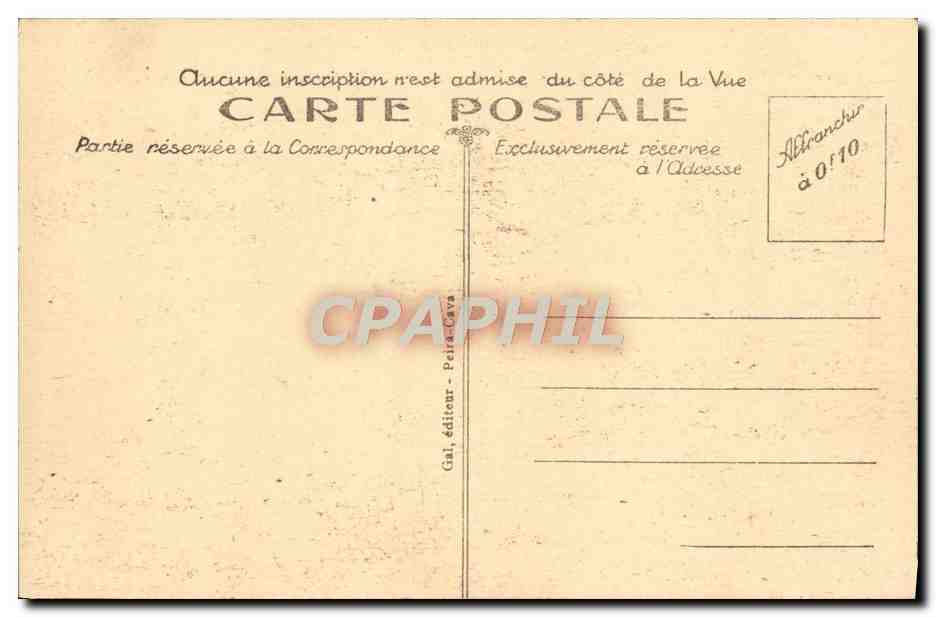 CPA Peira Cava Sports d'Hiver  — Rückseite