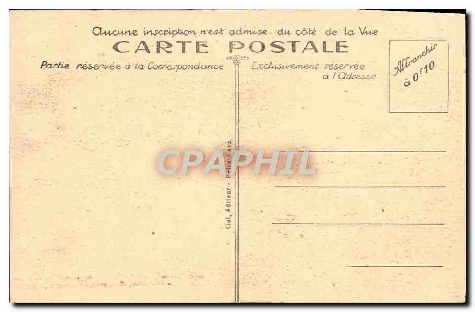 CPA Peira Cava Sports d'Hiver  — Rückseite