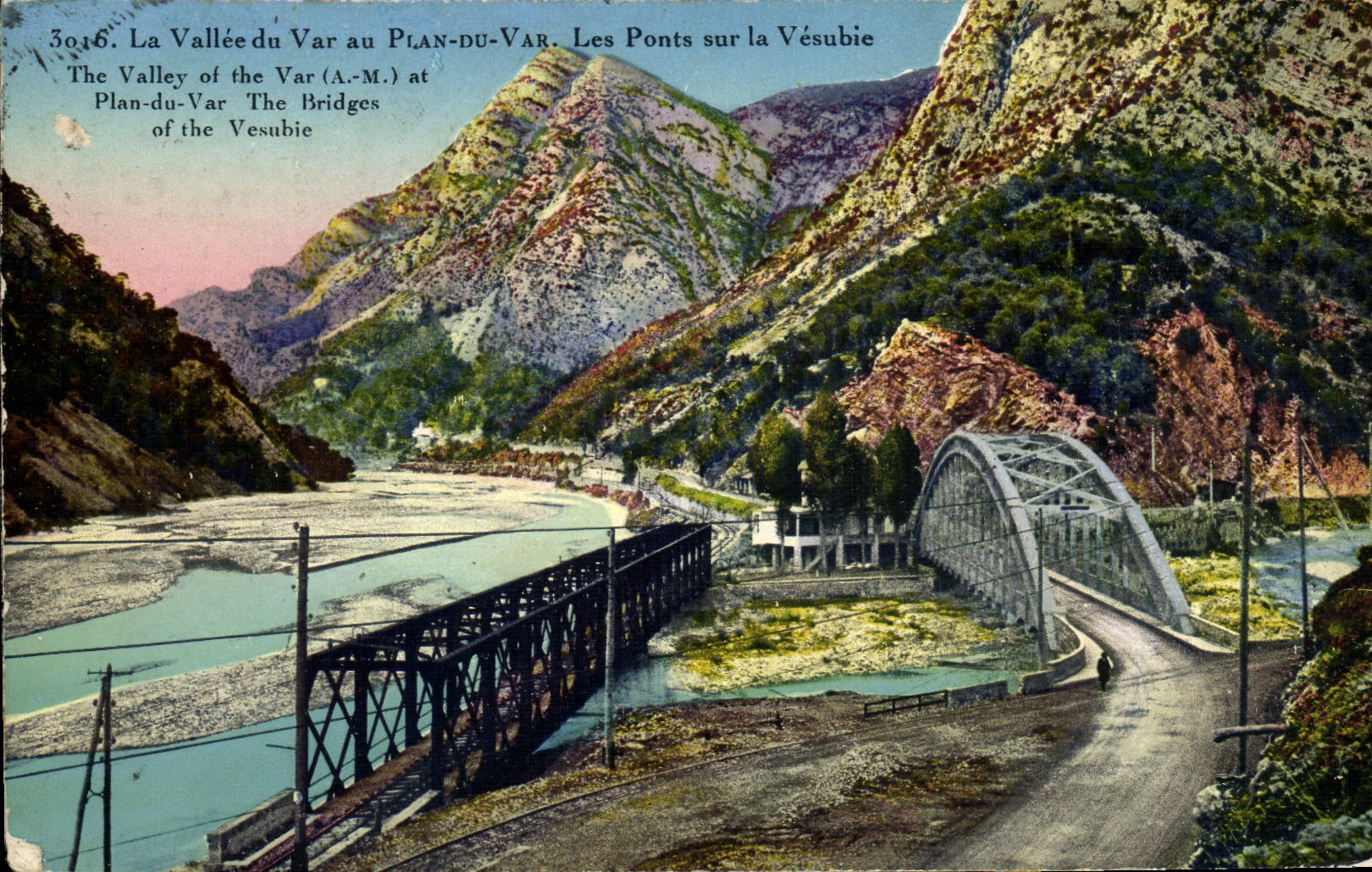CPA La Vallee du Var au Plan du Var Les Ponts sur la Vesubie 