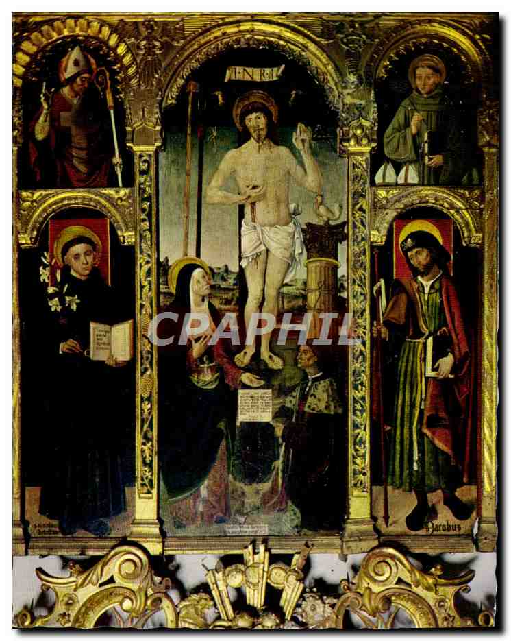 CPM Puget Theniers Notre Dame de l'Assomption La Vierge du Secours 
