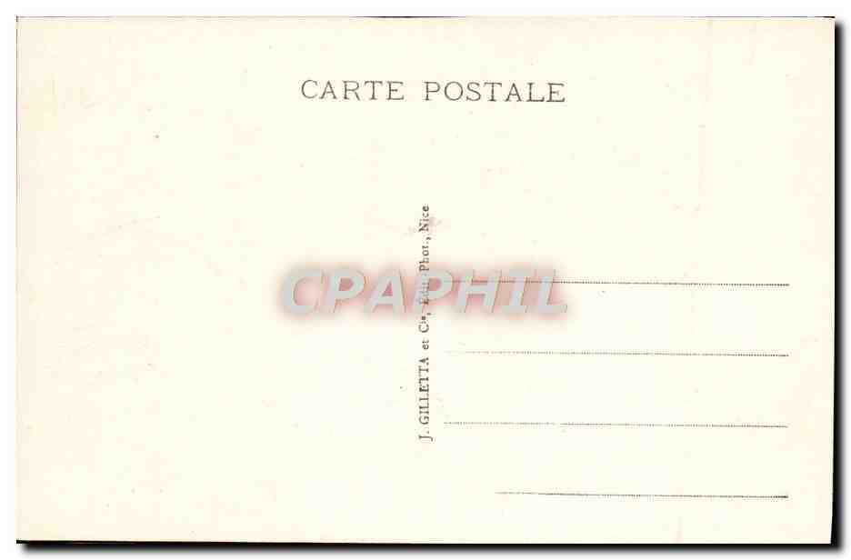 CPA Puget Theniers Vue generale Valle du Var  — Rückseite