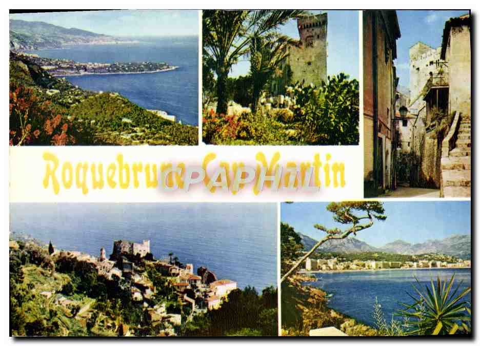 CPM Roquebrune Cap Martin Vue generale Le vieux chateau 