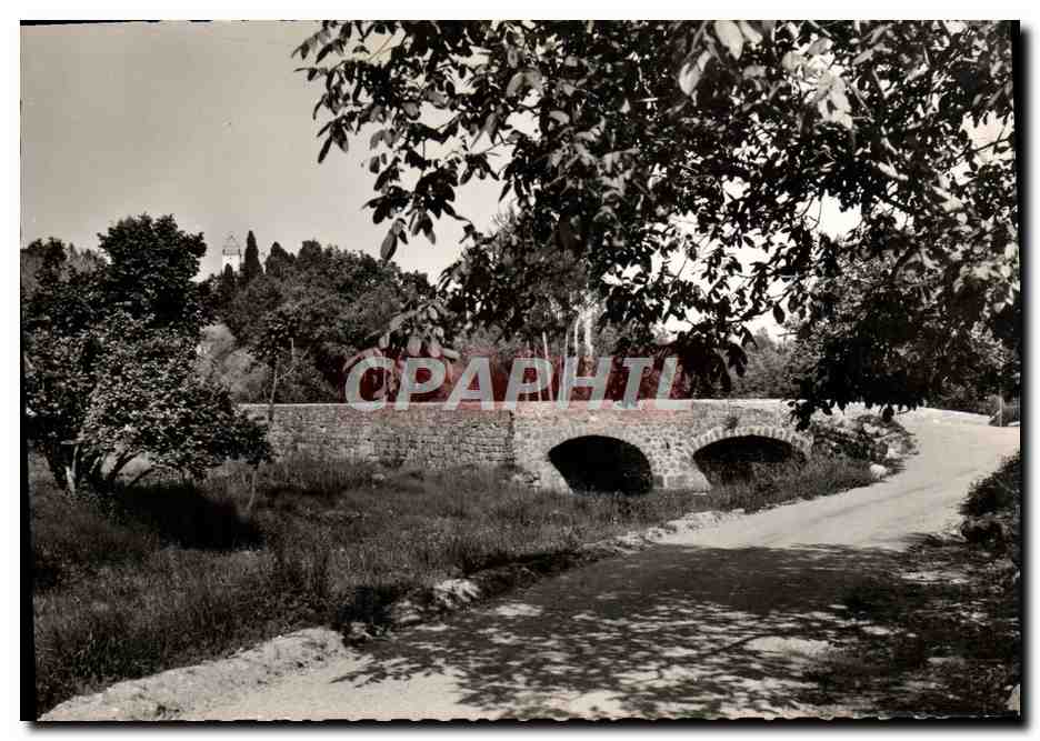 CPM Roqueport les pins Le vieux pont et l'eglise Notre Dame