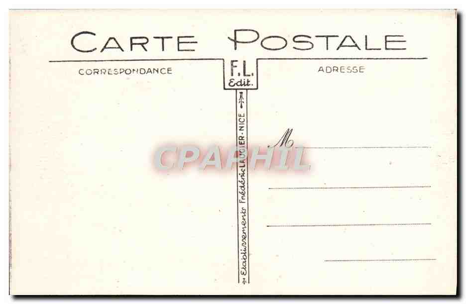 CPA Sospel Vue Sur le golf et la Vallee de la Bevera — Rückseite