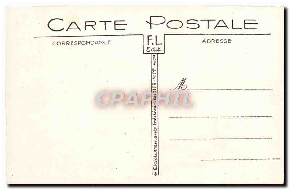 CPA Sospel Les Vieilles Maisons Sur la Bevera — Rückseite
