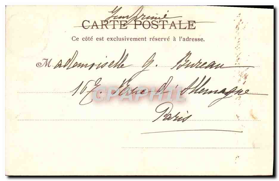 CPA Siagne Le Ponadieu  — Rückseite