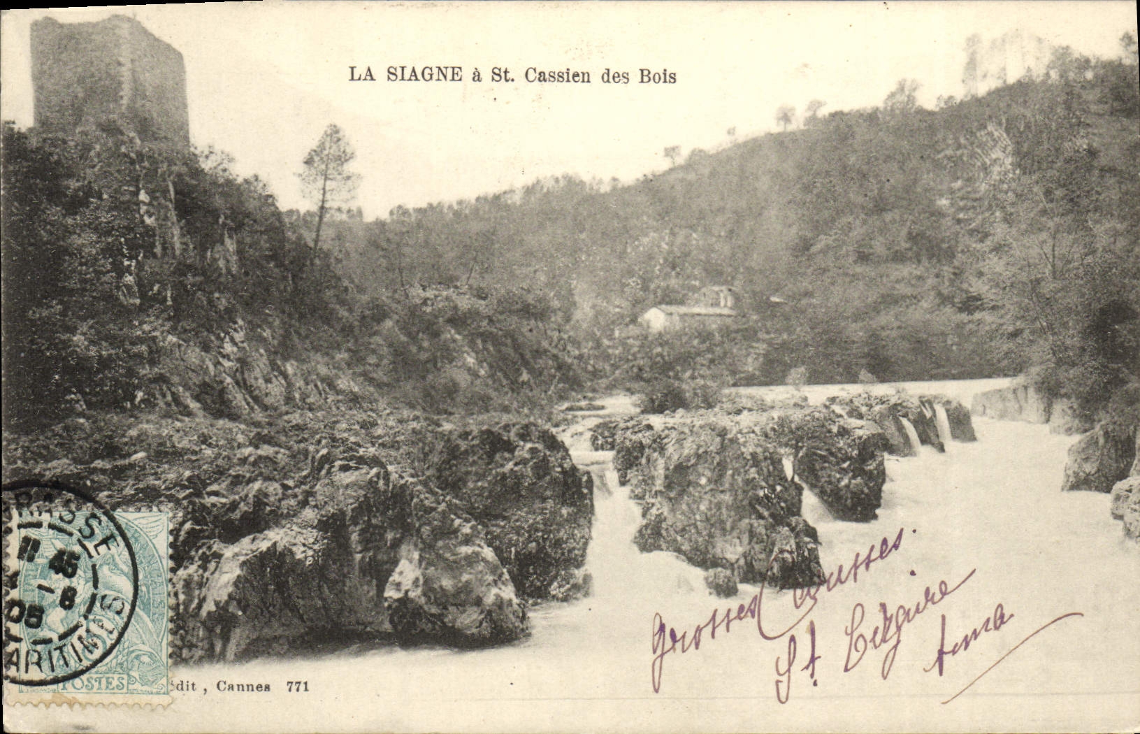 CPA La Siagne St Cassien Des Bois