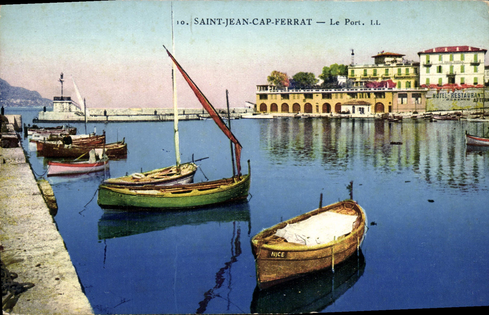 CPA Saint Jean Cap Ferrat le Port Bateaux