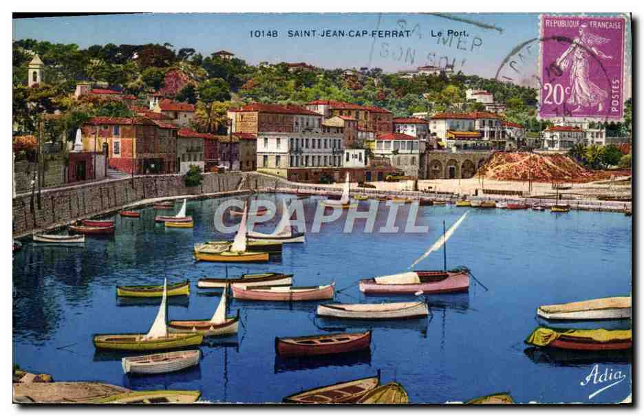 CPA Saint Jean Cap Ferrat le Port Bateaux