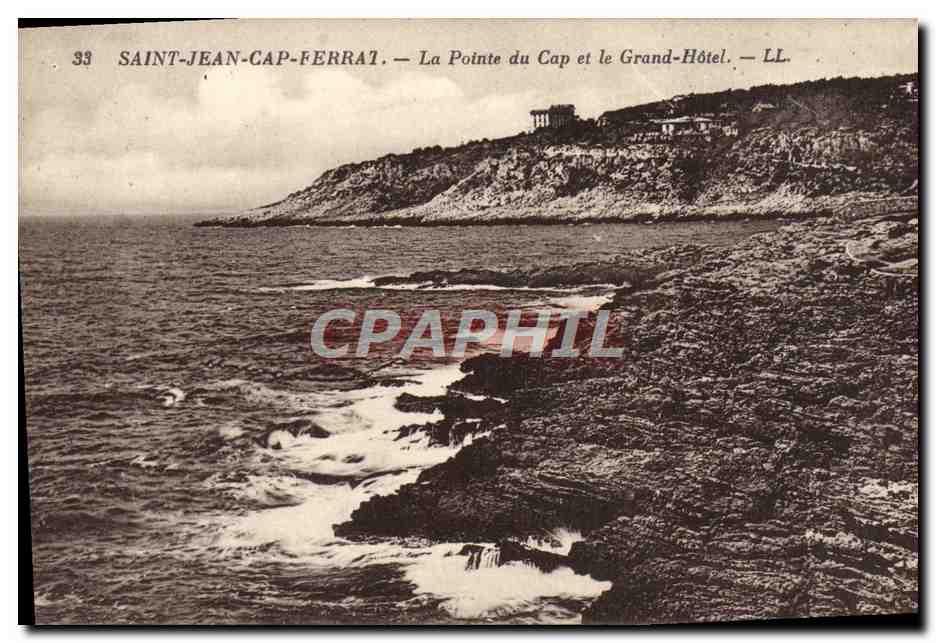 CPA St Jean Cap Ferrat La pointe du Cap et le Grand Hotel 