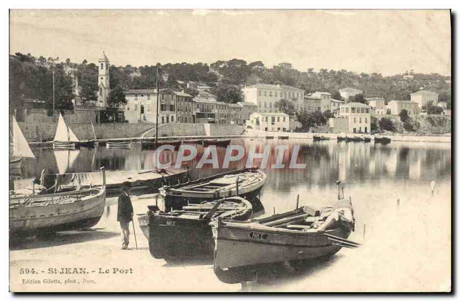 CPA St Jean Cap Ferrat Le port Bateau 