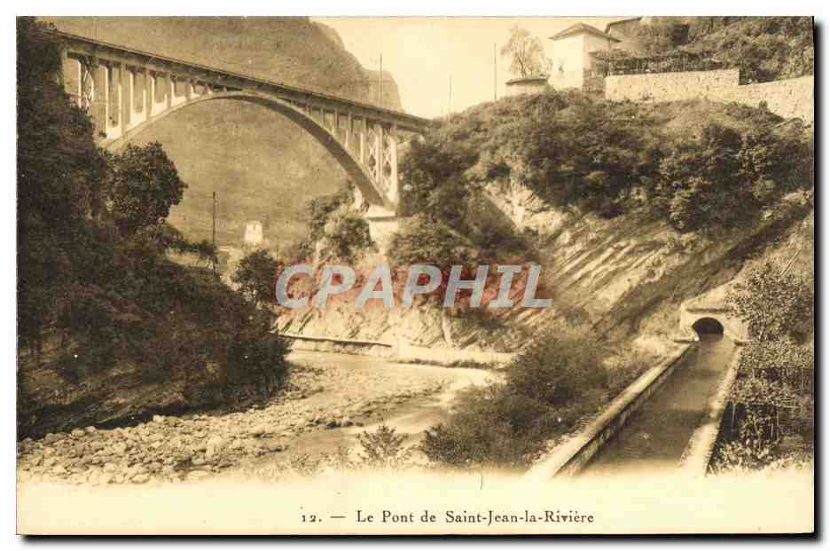 CPA Saint Jean la Riviere Le Pont 