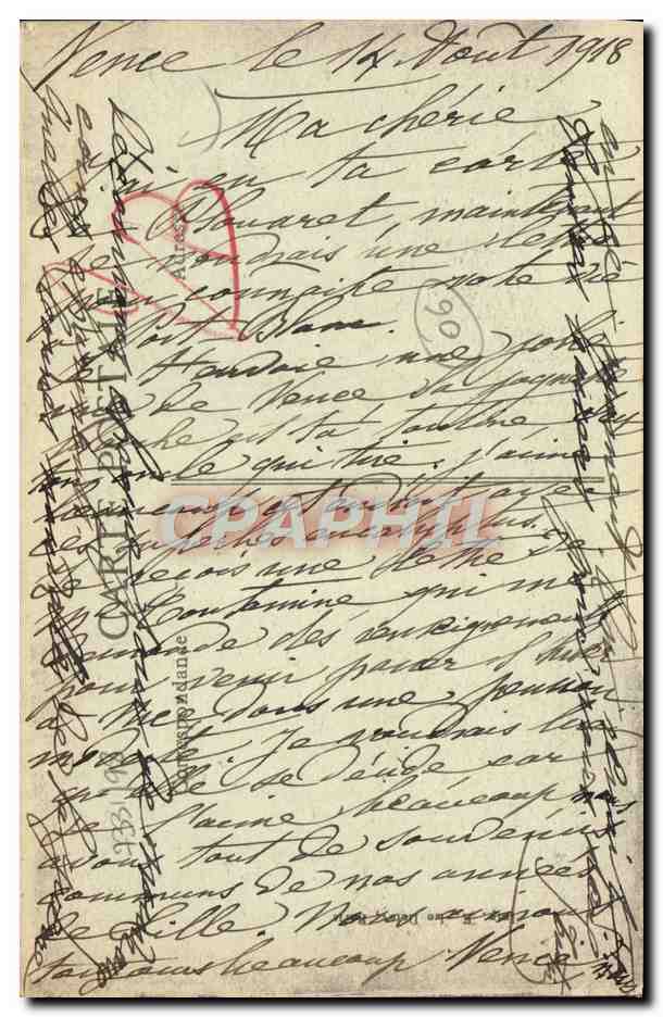 Saint-Jeannet — Vieja Calle — Editor E.P.D. n° 1913 — Reverso