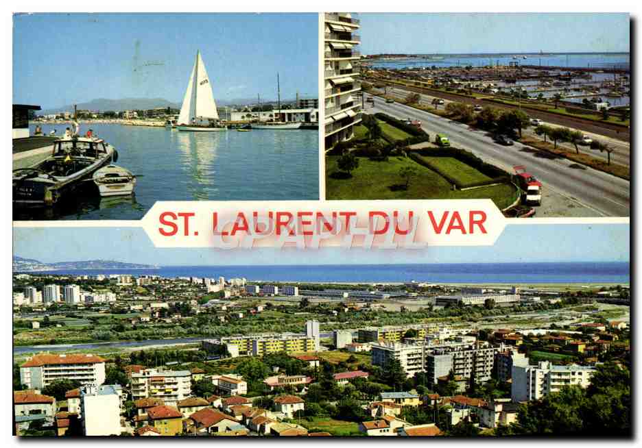 CPM Saint Laurent du Var Le port Vue generale
