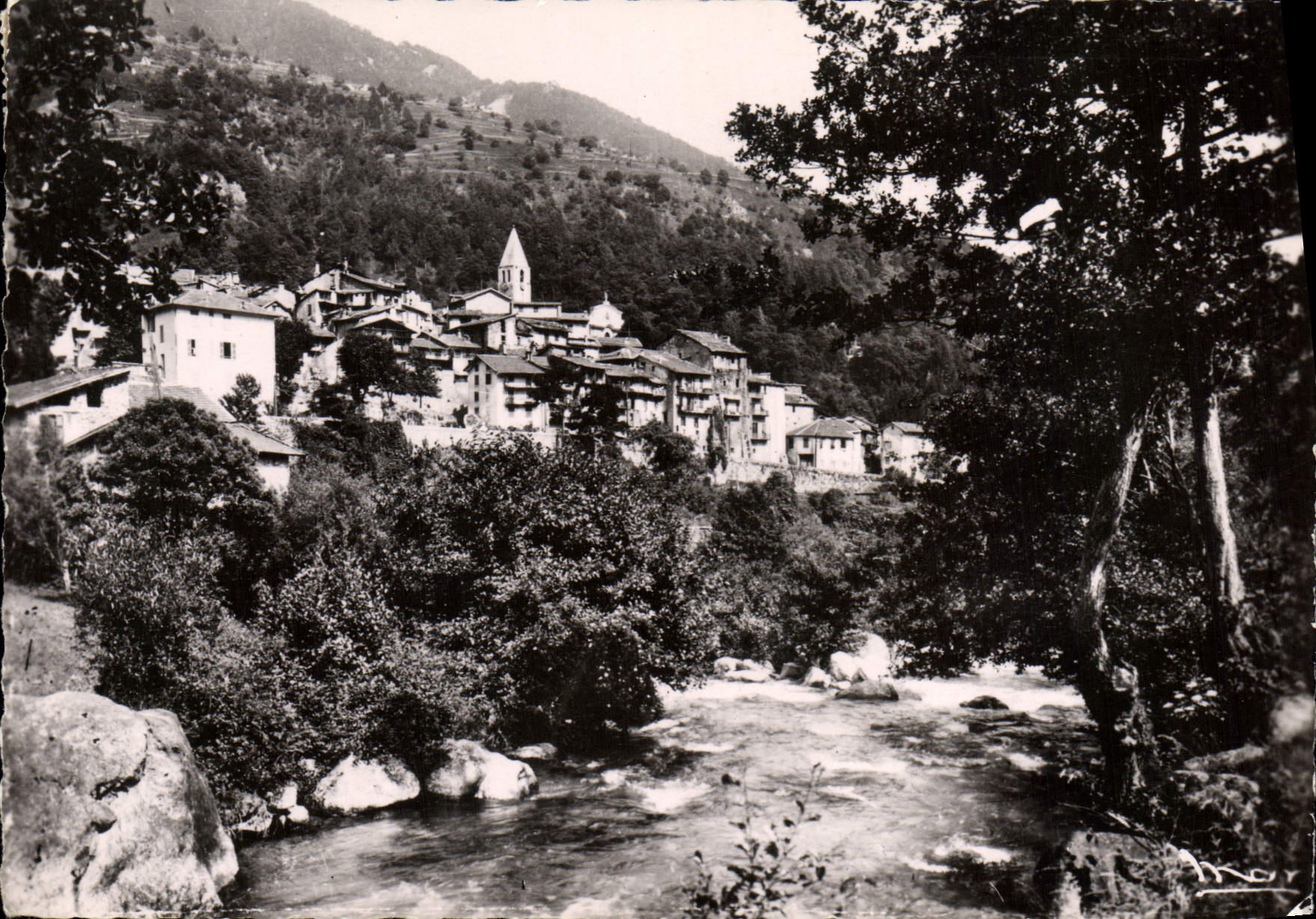 St-Martin-Vésubie — Vue générale — Coll. Mectet - Bazas