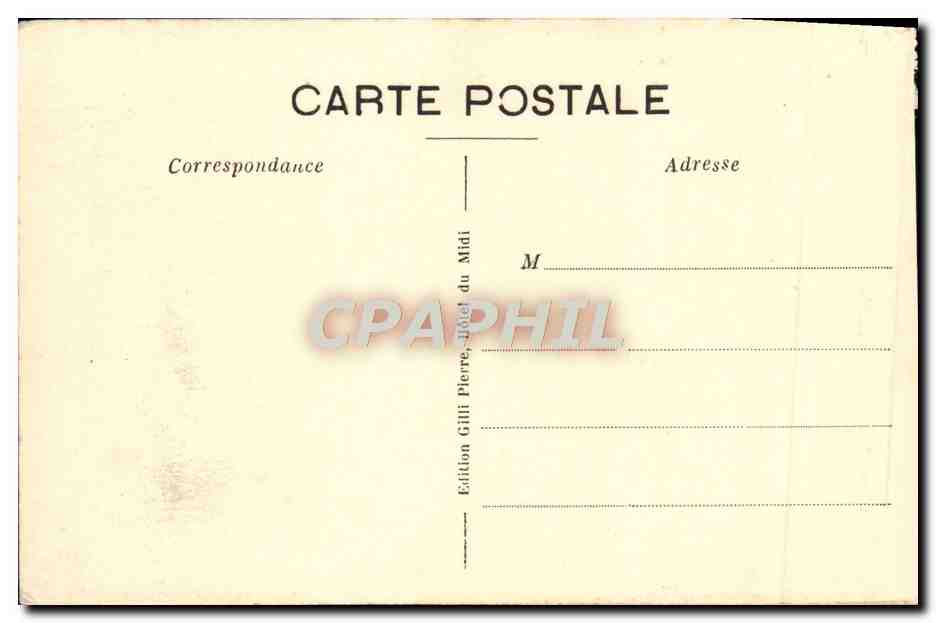 CPA Vallee de la Vesubie — Rückseite