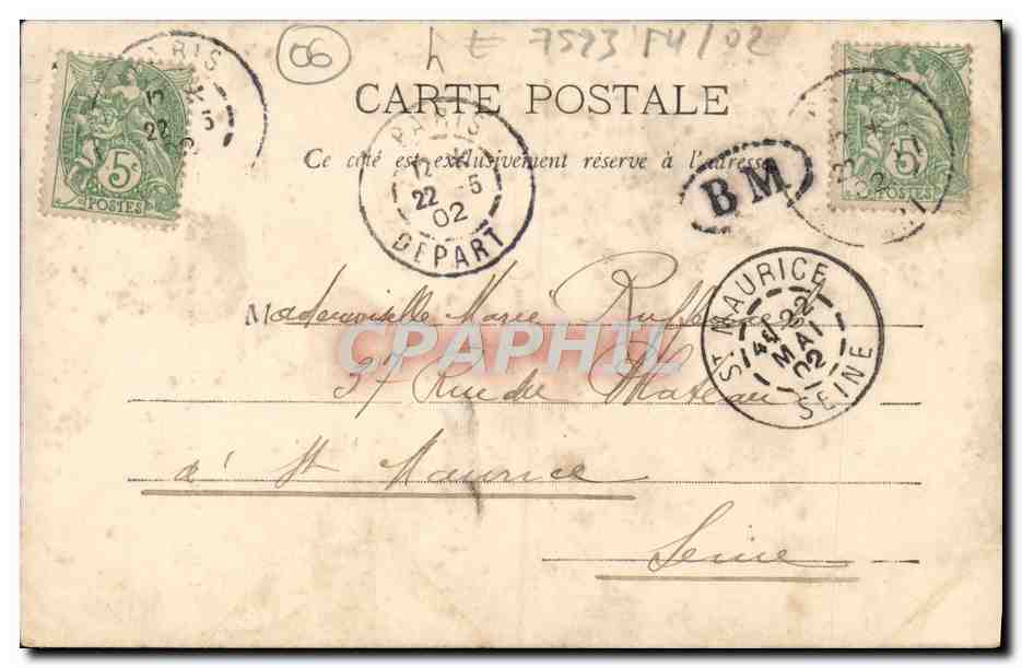 Saint-Martin-Vésubie — Vallée du Boréon (prise de l'hôtel) — éditeur non identifié — Verso
