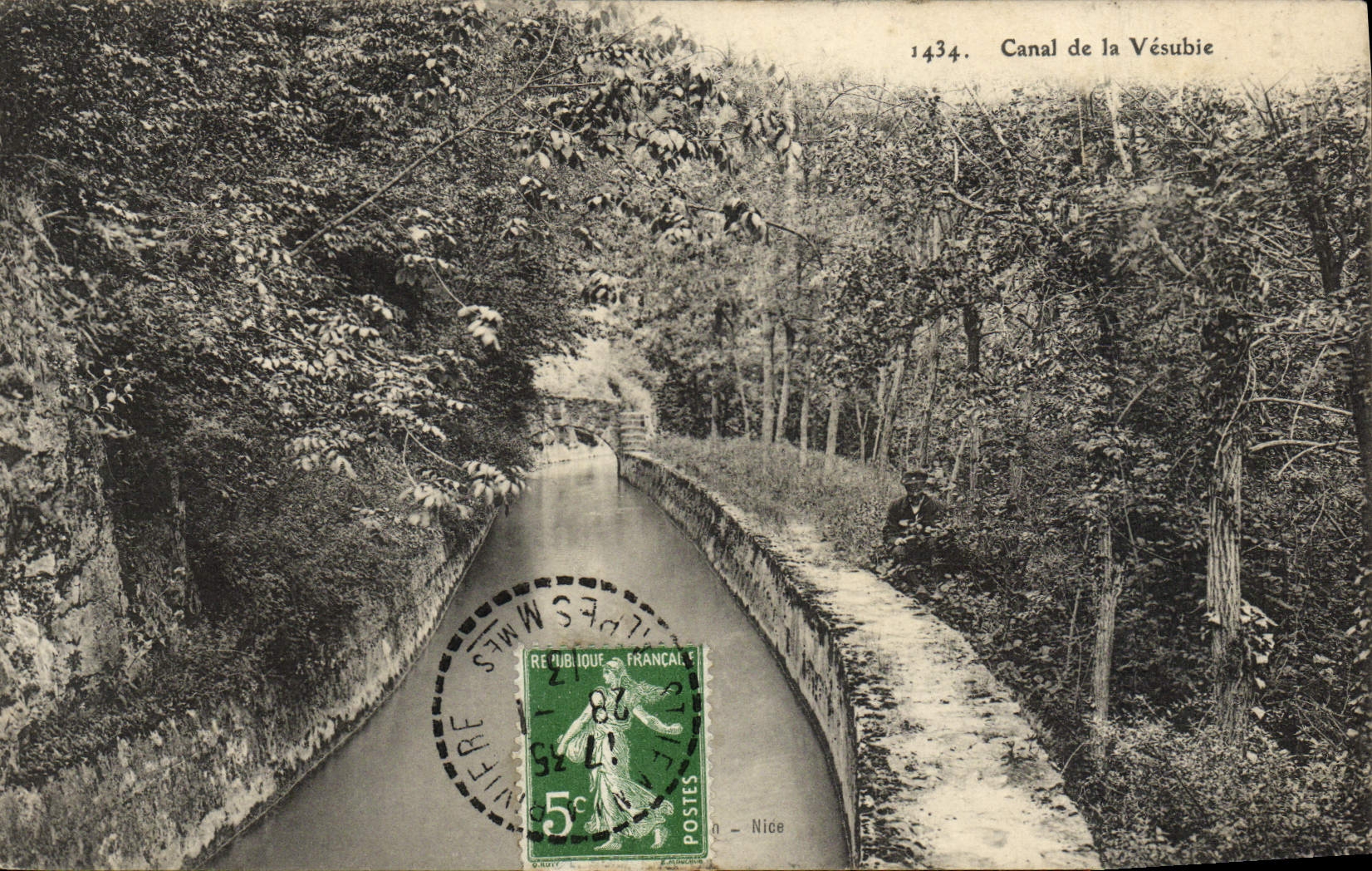 CPA Canal de la Vesubie