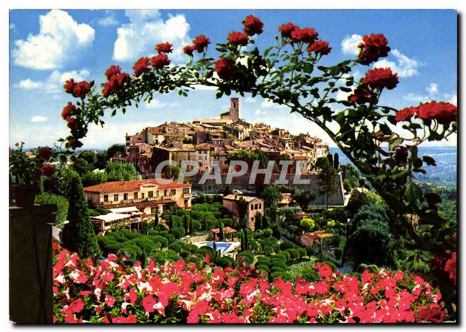 CPM Saint Paul Cote d'Azur French Riviera Vue generale du vieux village 