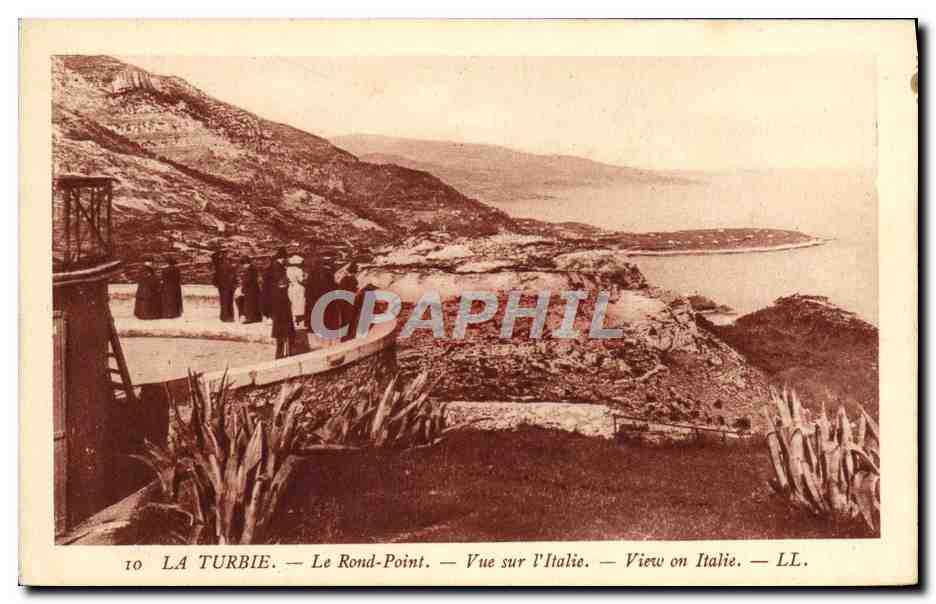 La Turbie — The Roundabout — View of Italy — LL.