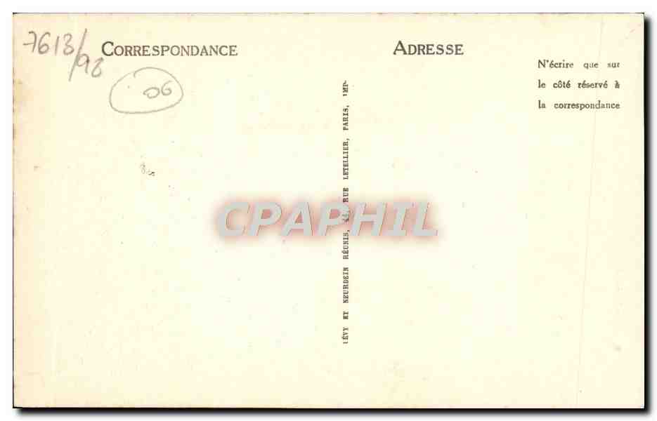 CPA La Turbie L'Eglise et la Tour d'Auguste — Rückseite