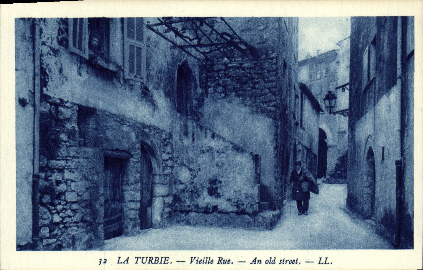 CPA La Turbie Vieille Rue 