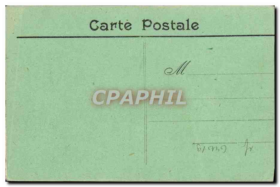 CPA La Turbie Vieille rue Arc romain  — Rückseite