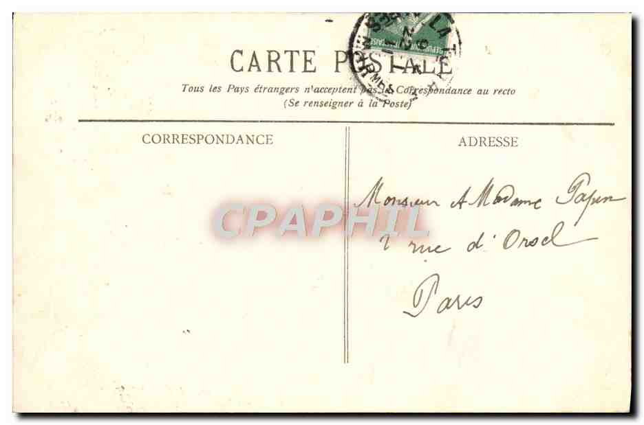 CPA La Turbie Vue Generale Prise du Mont Bataille — Rückseite