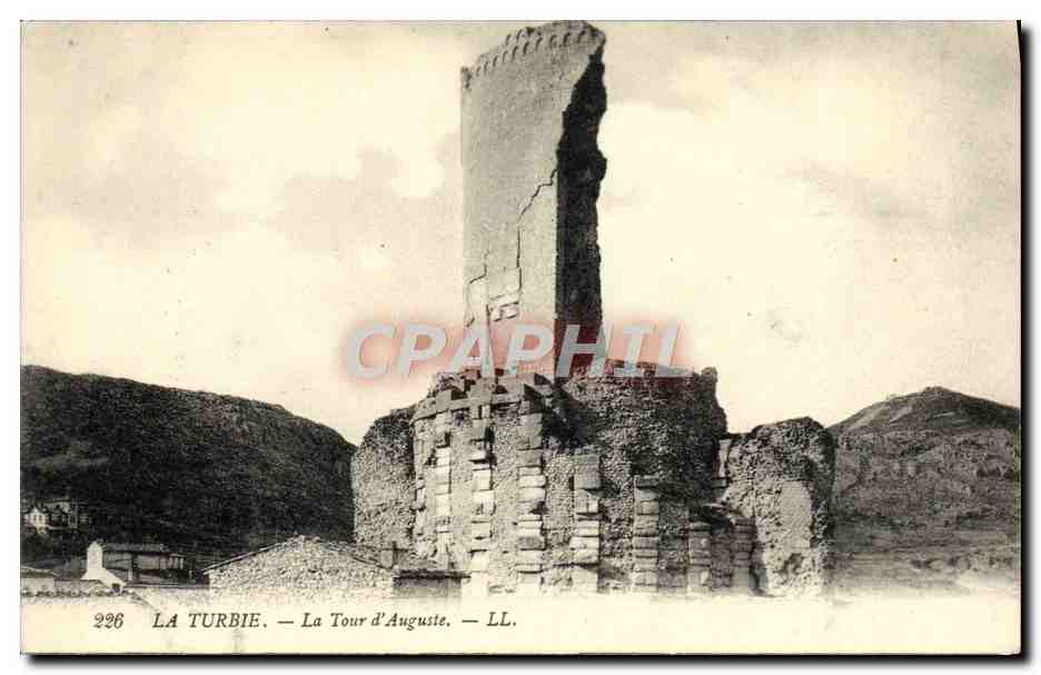 CPA La Turbie La Tour d'Auguste