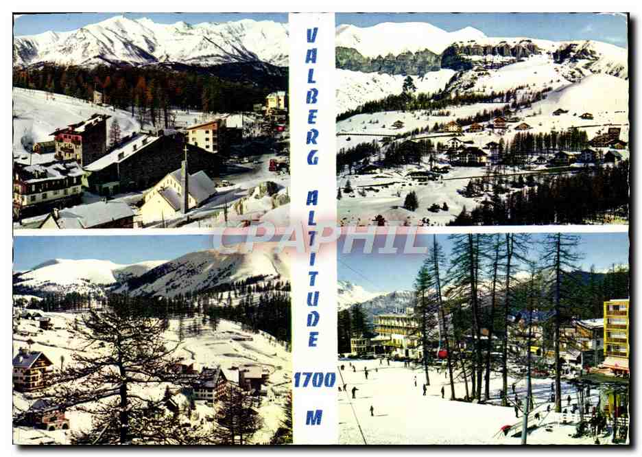 CPM Valberg Vue Generale et la Chaine Du Saint Honorat chalets et le Mont Mounier 