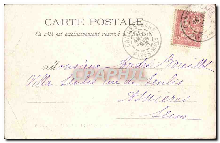 CPA Vallauris Vue de La Manufacture de Poteries d'art Jerome Massier Fils  — Rückseite