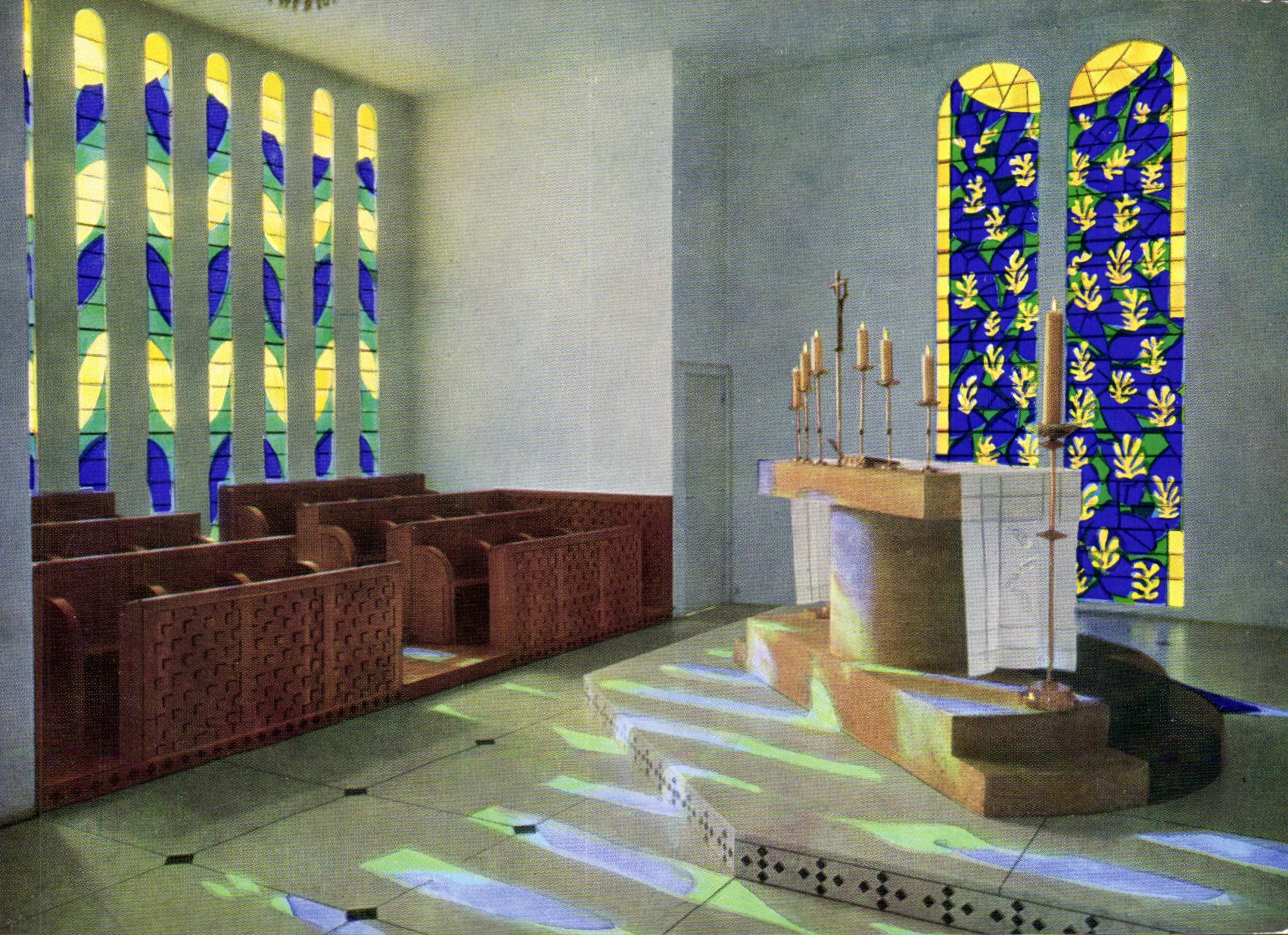 CPM Chapelle du rosaire a Vence Henri Matisse Jeux de lumiere 