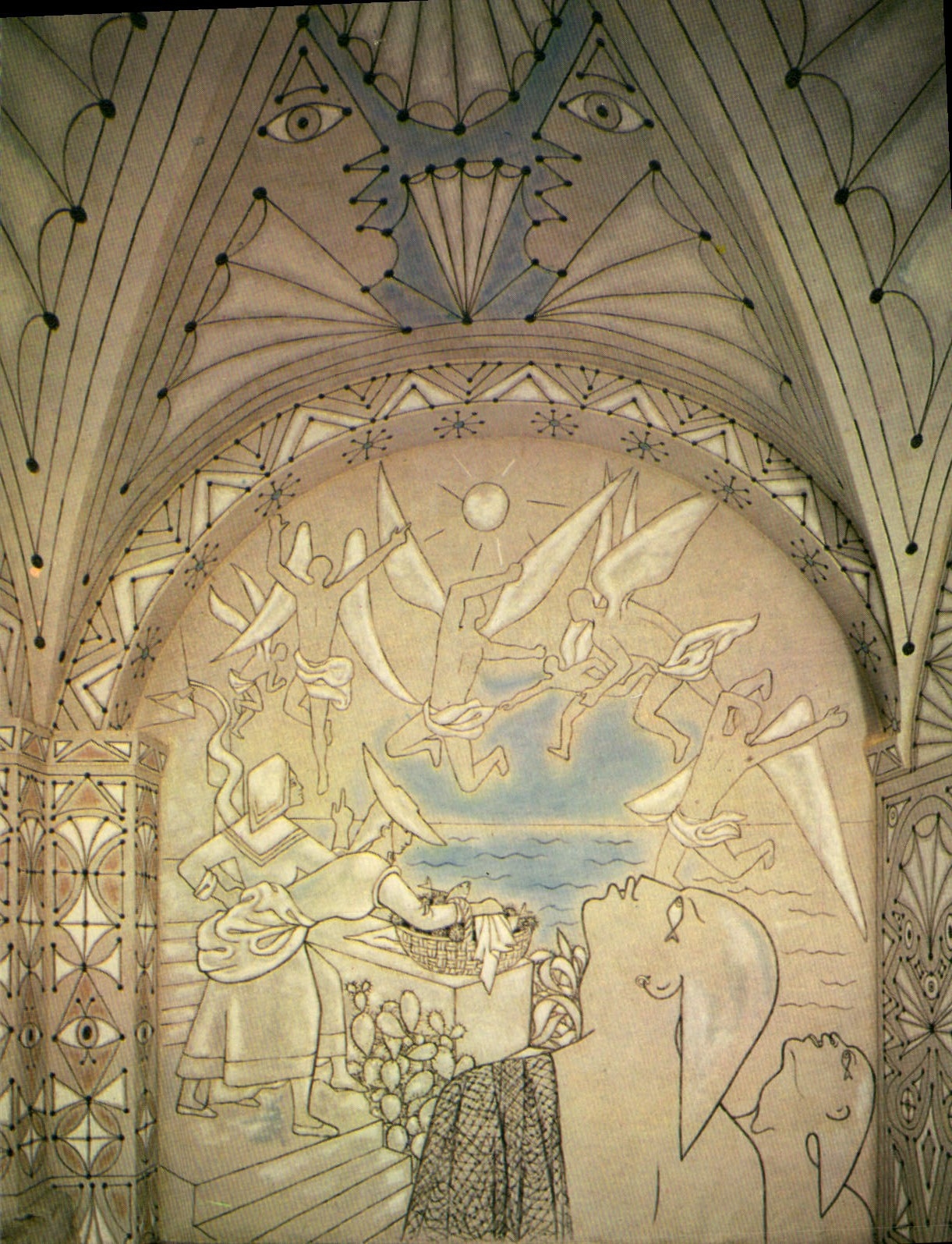 Kapelle Saint-Pierre in Villefranche-sur-Mer — an die Fischer von Villefranche übergeben, schöner Ort und Saint-Jean — Verlag Mexichrome