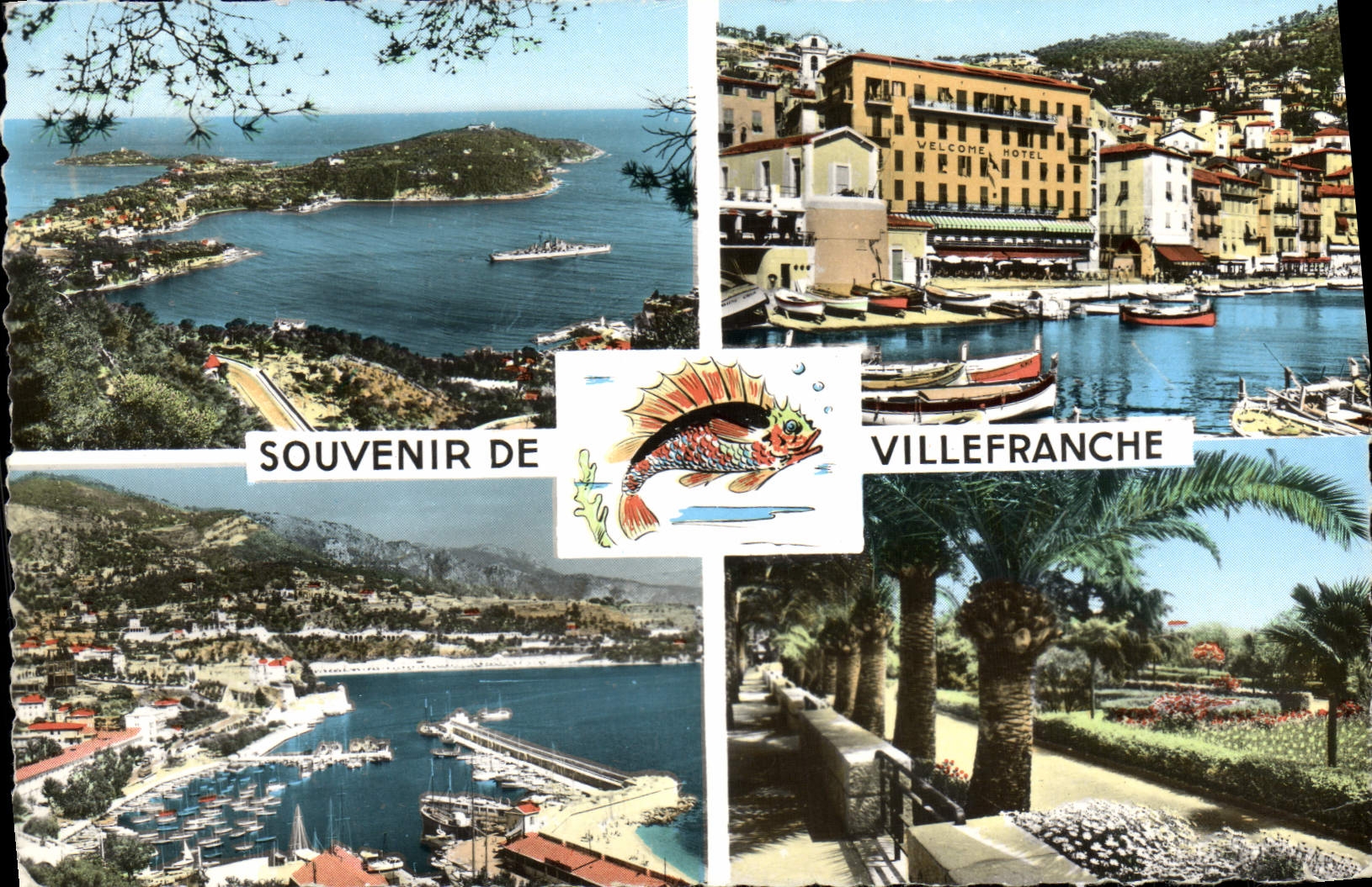 Villefranche-sur-Mer — vue panoramique et hôtel — Éditions S.E.P.T. 4-149