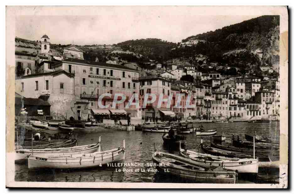Villefranche-sur-Mer — Le Port et la Ville — Éditions Truchel, n°4