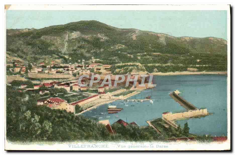 Villefranche — Vue générale — la Darse