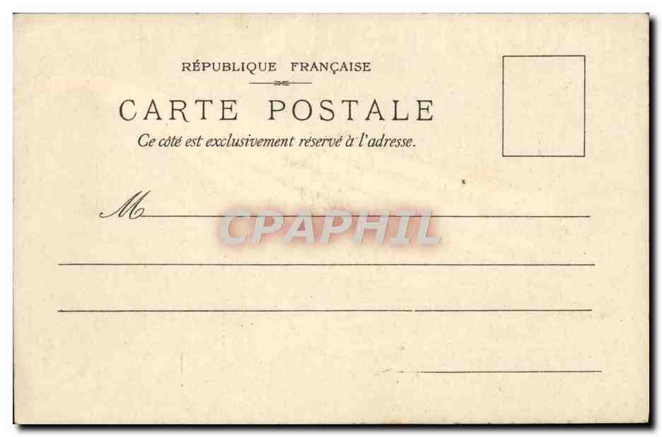 CPA Villefranche Sur Mer Biscuits Lefevre utile Grand Prix Paris 1900 Bateau Phare — Rückseite