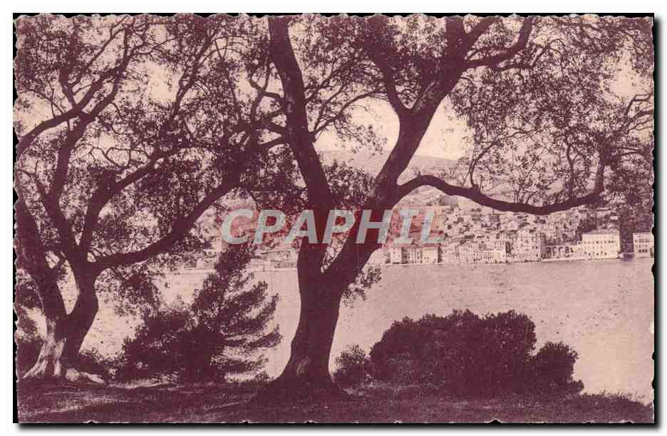 Vue sur Villefranche — éditée par l'Agence Nationale des Voyages — 12, boulevard de Cannes
